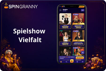 Spielshow Vielfalt SpinGranny